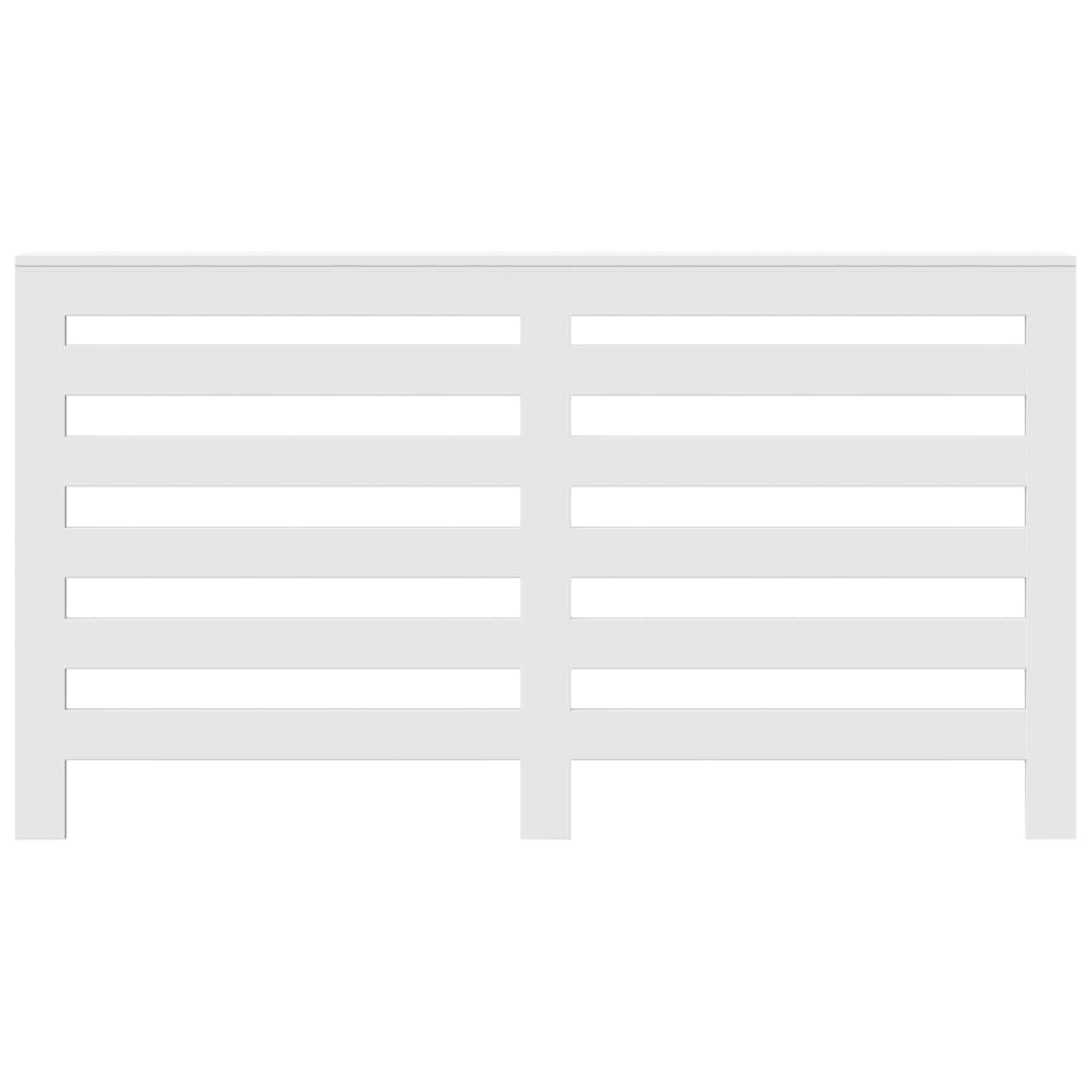 White Radiator Cover 149 x 20 x 82 cm Engineered Wood