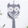 Bohemian Tapestry Handwovens Owl Shaped Wall Hangings Pendants Home Macrames Tapestry Decorations for Bedroom Farmhouses