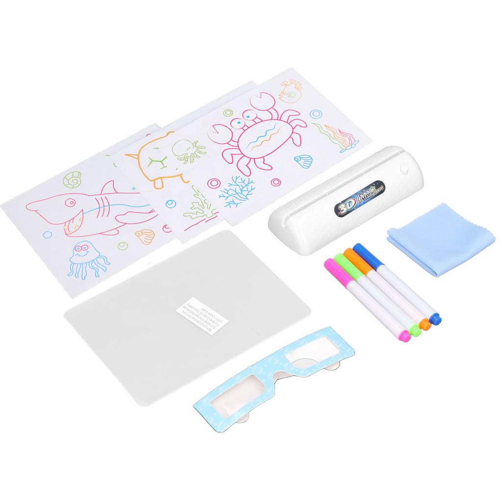 Ultimate Light Board DIY 3D Luminous Colorful Doodle Light Board for Kids Children Ocean