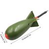 Fishing Accessories Carp Fishing Rocket Feeder Large Small Spod Bombs Float Lure Bait Holder 14.5cm Pellet Rockets Feeders