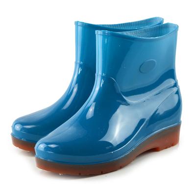 Модная женская обувь Короткие водонепроницаемые женские сапоги Товары для сезона дождей Женская нескользящая обувь Сапоги