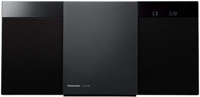 Panasonic Мини компонентный 2-диапазонный Bluetooth совместимый с функцией записи на USB-накопитель черный FM/AM SC-HC320-K
