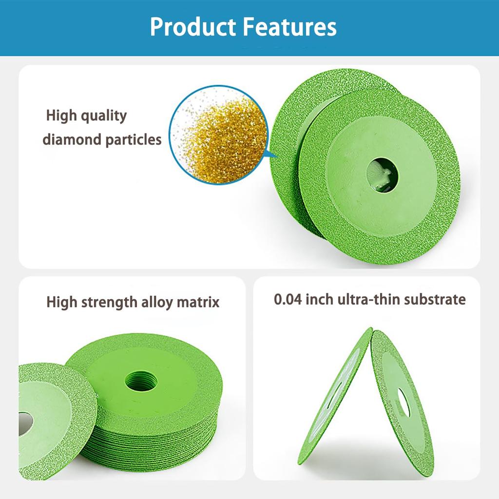 Неразрушимый диск 3.0 - Режет все за секунды Неразрушимый диск для угловой шлифмашины Неразрушимый диск3.0 - Резка стеклянной пластины (3)