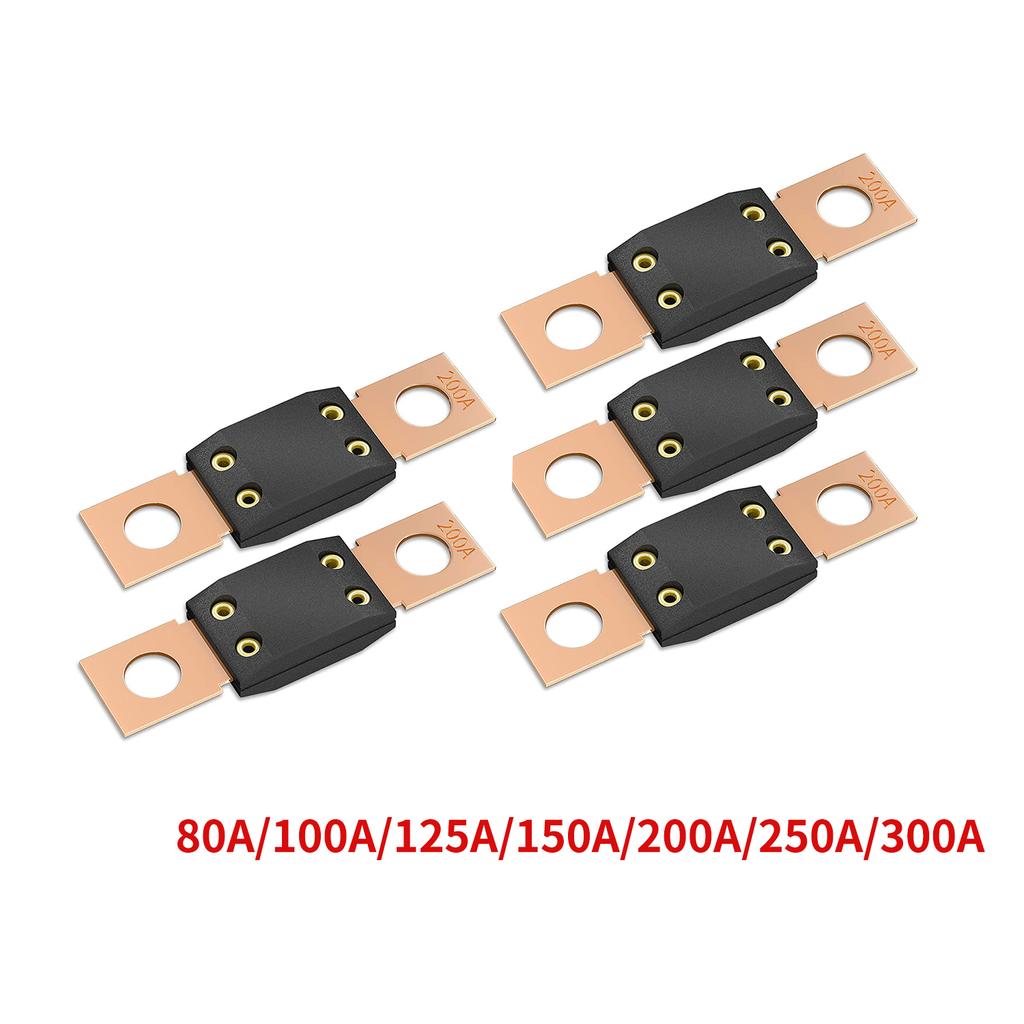 Предохранитель 30A-300A32V Модернизированный автомобильный предохранитель Болтового типа Предохранитель Большая плоская вилка с круглым отверстием