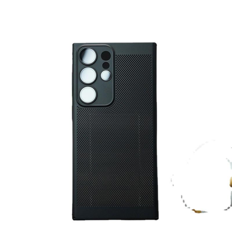 New Stylish Ultra Thin A54 Cooling Mesh Shell Samsung S24ultra Mobile Phone Case Suitable for S23 Lens Film Full Inclusive PC