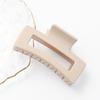 1-4PCS Classic Cream Grab Clip Female Frosted Clip Headdress Premium Feeling Large Shark Clip Hair Grip