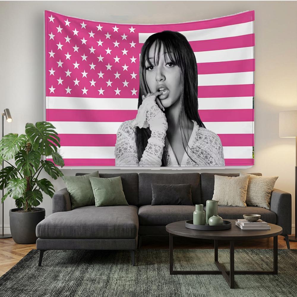 Розовый Пантер American Flag Banner Рекламное Украшение Гаражные Флаги для Спален Парикмахерской Гобелен Наружные Украшения