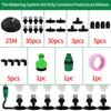 10-30M Garden Drip Irrigation System Automatic Atomized Irrigation Set Greenhouse Flower Plant Watering Sprinkler Adjustable