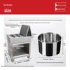 Stainless Steel Mobile Seasoning Cart
