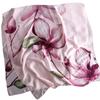 Print Women Hijab Shawls Thin Flower Headscarf Soft Luxury Silk Scarf  Summer