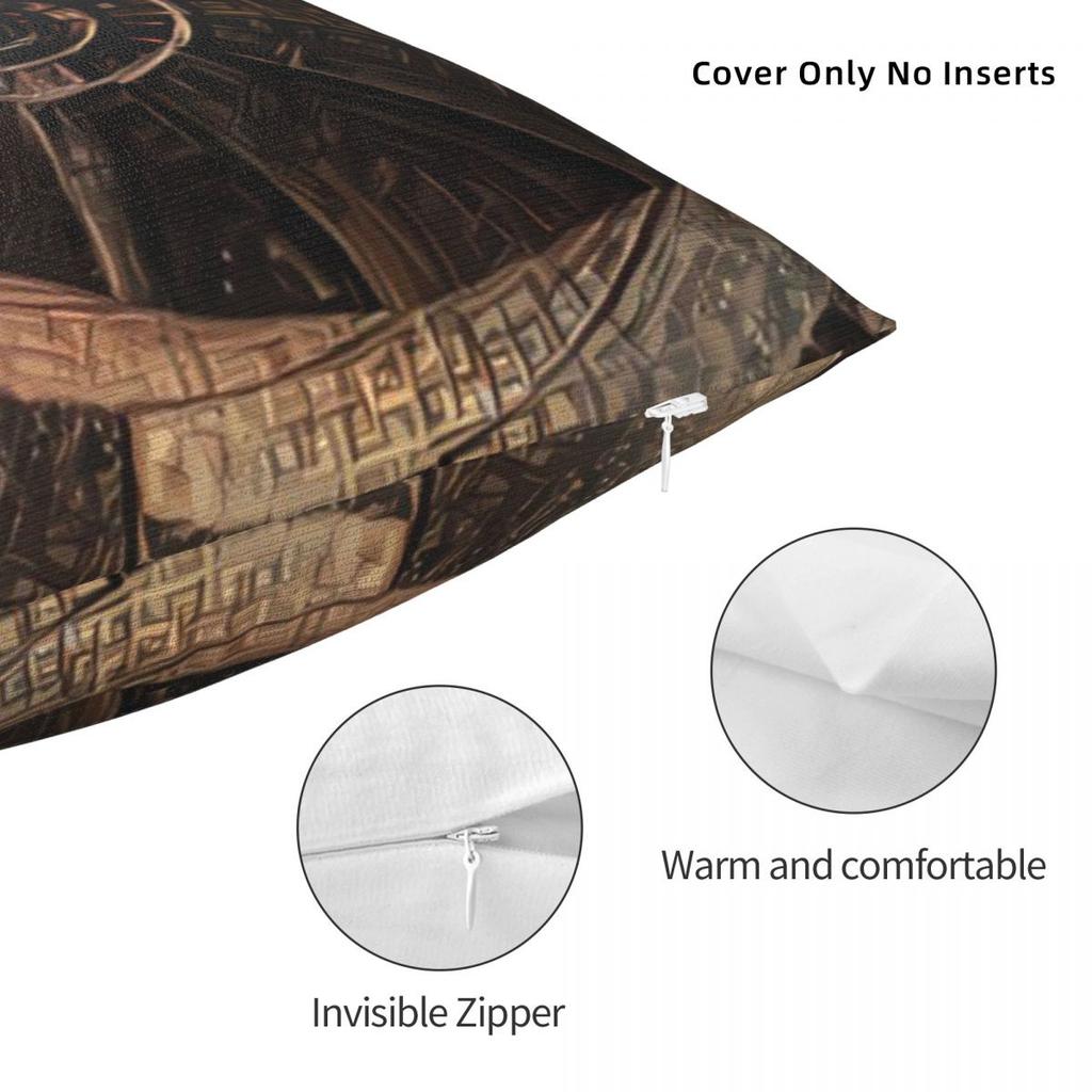 Fibonacci Spiral - Golden Spiral Square Pillowcase Cushion Cover Pillow Case Throw Pillow Cover for Home Sofa Living Room