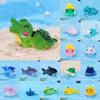 Micro Marine Animal Resin Scene Ornaments Small Items Holiday Gift Toys