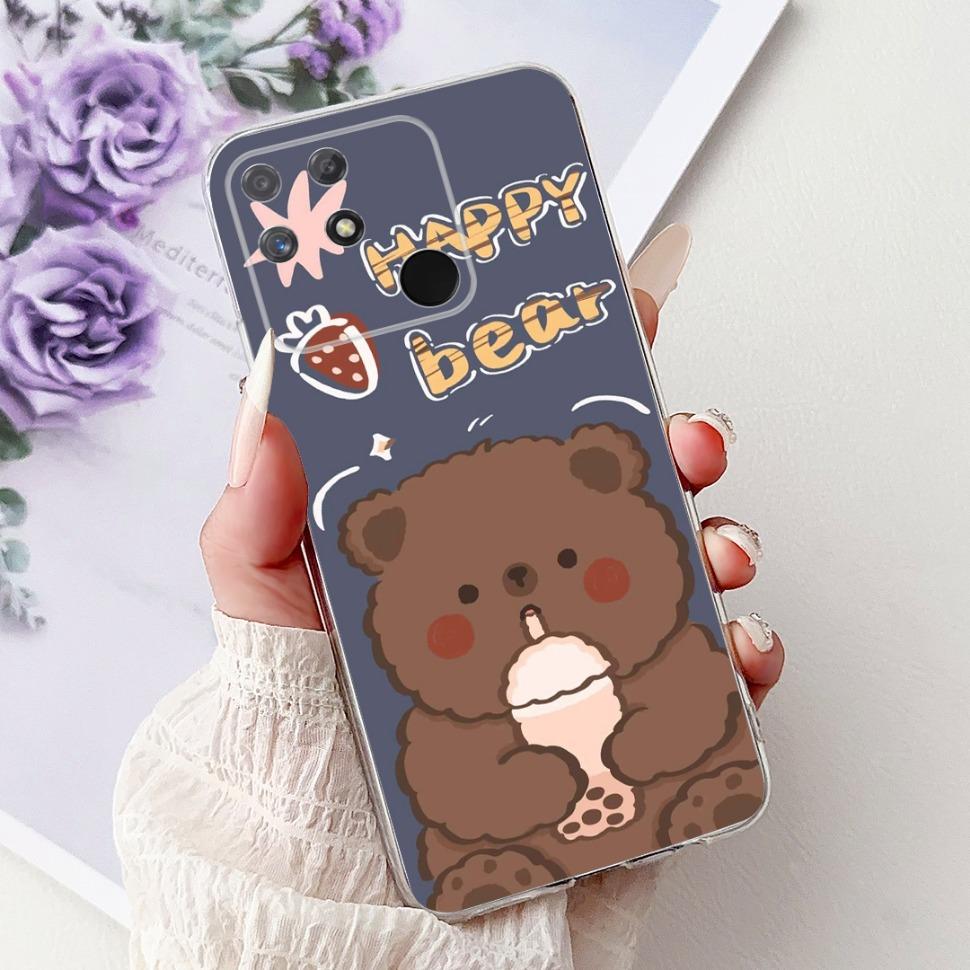 Мягкий Полный Защитный Чехол RMX3430 Для Realme Narzo 50A Чехол С Рисунком Кошки Для Realme Narzo 50A Narzo50A Силиконовые Чехлы Чехол