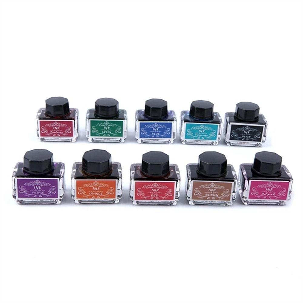 Живопись Цветные чернила Безуглеродные чернила для перьевых ручек Школа Чернила без углерода Канцелярские принадлежности