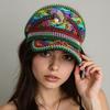 Блестящая капитанская шляпа, шляпа с тяжелыми хрустальными пайетками для девичника, капитанская шляпа, шляпа невесты для актера, актрисы