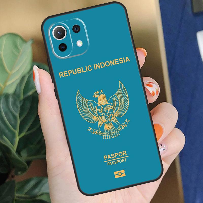 Чехол-карта с флагом Индонезии для Xiaomi 15 14 Ultra 13T 14T 15T Pro 17 Pro Max POCO X7 Pro X5 X6 F5 F6 F7 F8 Чехол