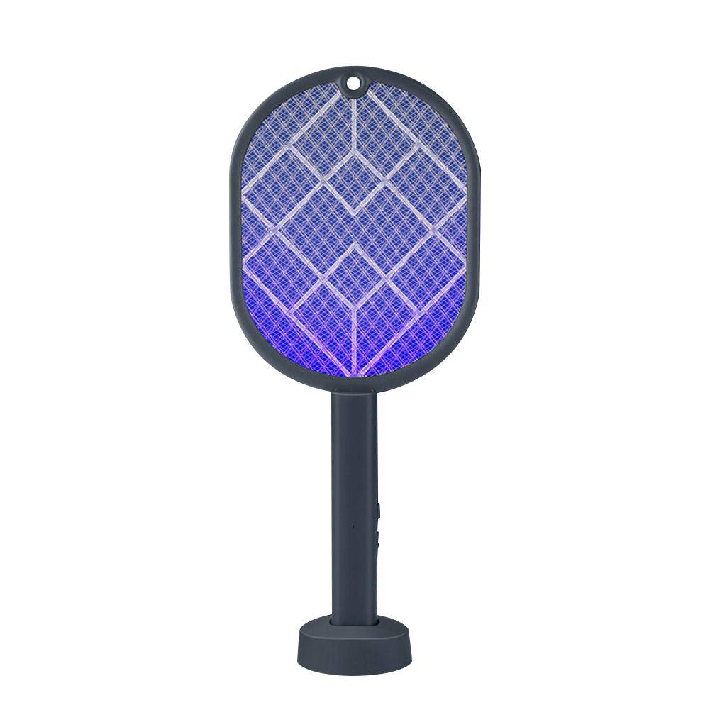 Electric Mosquito Racket Killer Handheld Fly Insect Trap Bug Zapper USB Charging Fly Swatter Trap UV Light Mosquito Killer Lamp