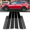 8 шт. Накладки на стойки кузова для Toyota RAV4 XA40 2013 2014 2015 2016 2017 2018 Накладка на дверное окно Автостайлинг Наклейка на стойку BC