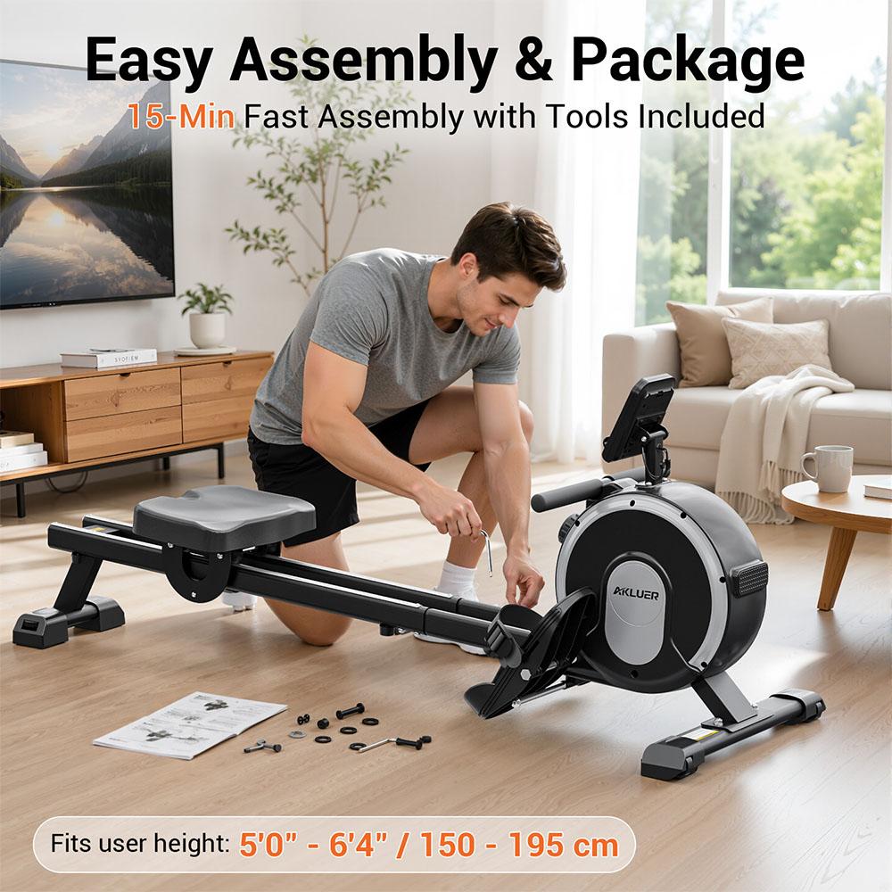 Akluer RM001 Magnetic Rowing Machine