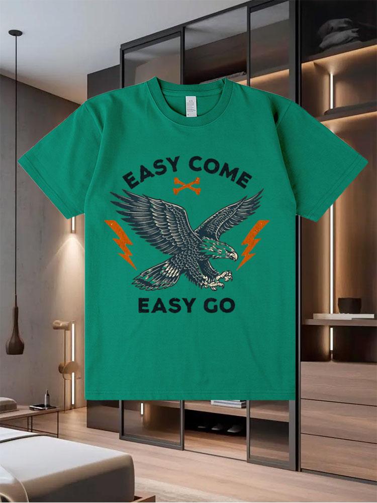 2025 Summer Best - Selling New Men's Pure - Cotton T - Shirts with a Cool and Rebellious Look Trendy Short - Sleeve Tops