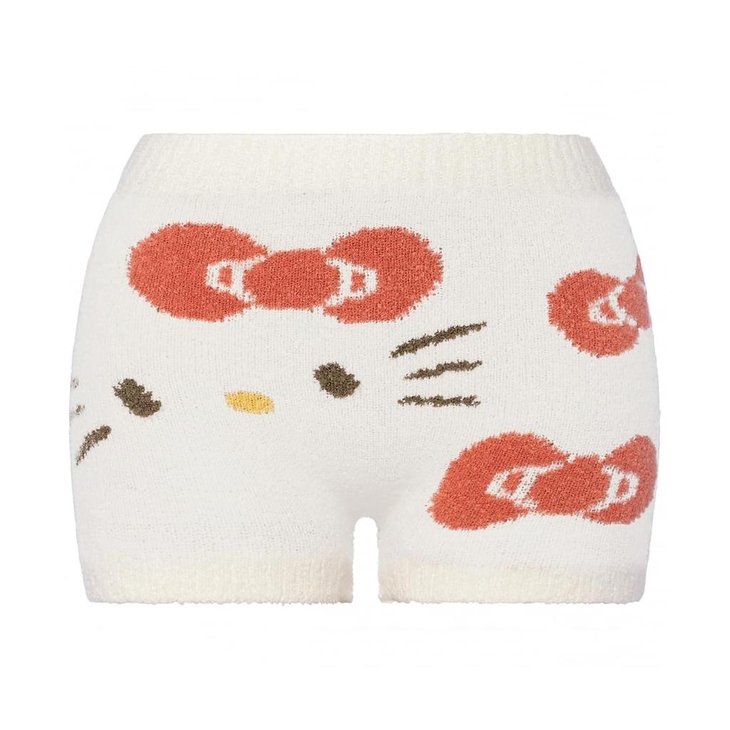 Triumph Sloggi G063 Hello Kitty Cropped Knit Pants M015 Sizes (White) M-LL