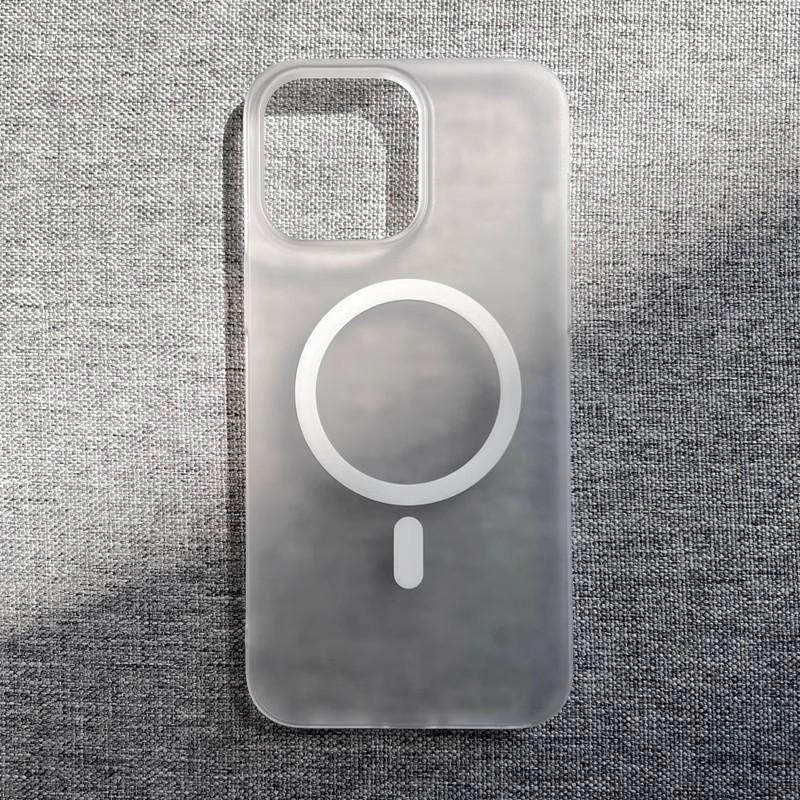 Подходит для Apple 17 Магнитный чехол для телефона Ледяной туман ПК Ультратонкий Матовый Iphone16 Ощущение кожи 15 Чехол для защиты от падений 14