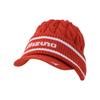 Breath Thermo Brim Knit Golf Cap Neck Red Size F (with Warmer), E2MWC505, Men's, Orange,