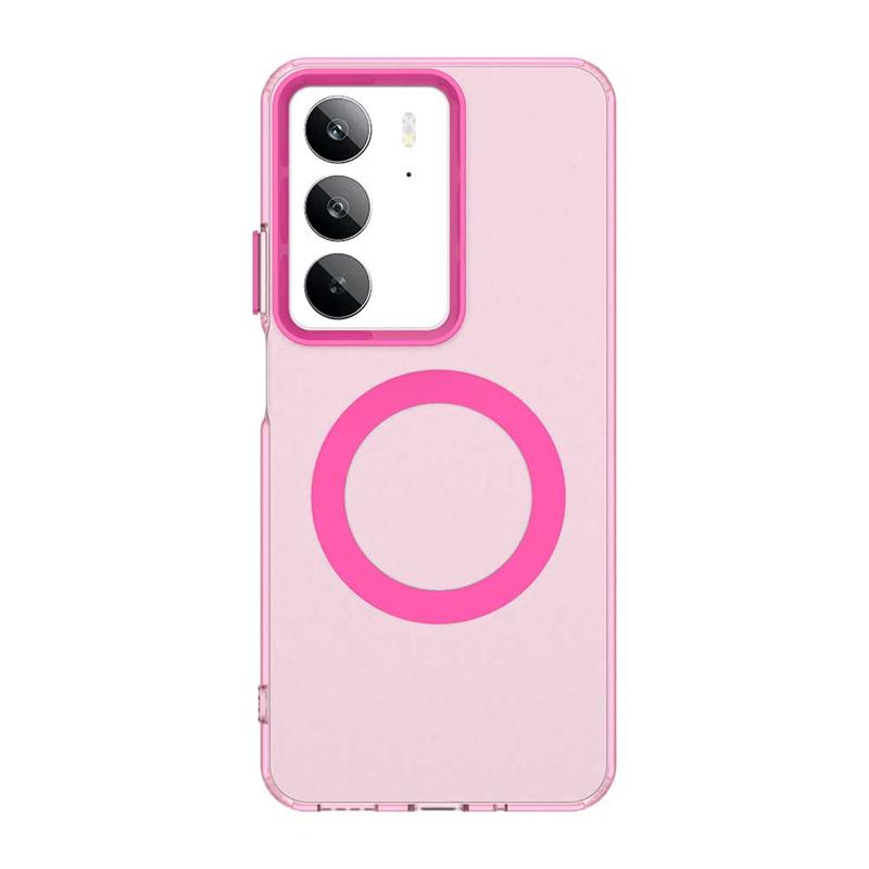 Для Realme C75 Чехол Realme C75 Capas Phone Back Беспроводная зарядка Кольцевой Магнитный Матовый Прозрачный Funda OPPO Realme C75