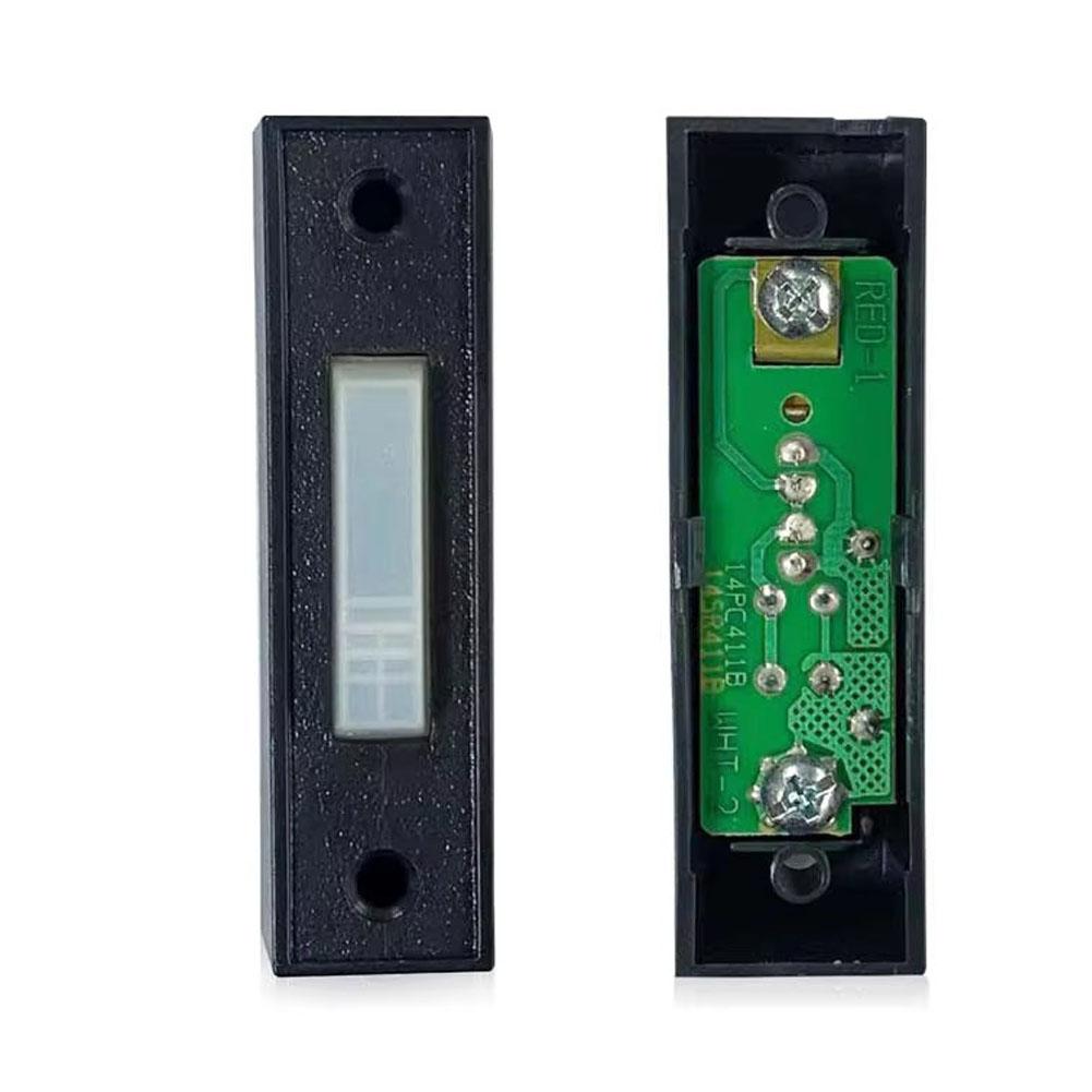 Кнопка дверного звонка со встроенной светодиодной подсветкой, проводная кнопка дверного звонка для домашней двери, для гаражных ворот I3M8