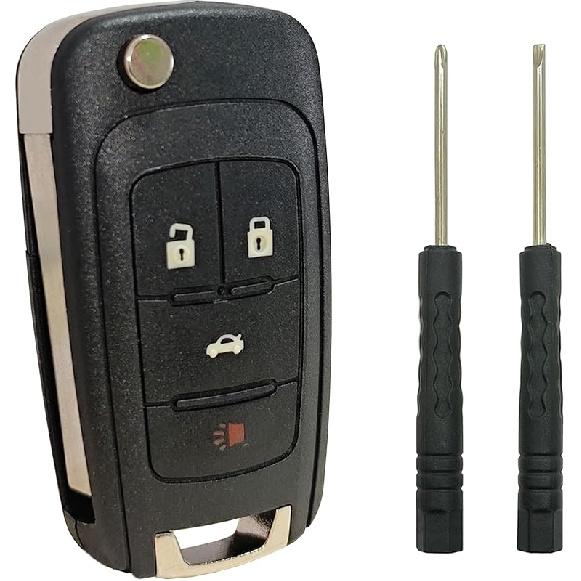 Замена корпуса брелока подходит для Chevy Cruze Malibu Equinox Sonic Impala GMC Terrain Buick Regal Lacrosse 2010 2011 2012 2013 2014 2015 2016