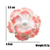 Капающий цветок камелии жемчуг бриллиантовая брошь булавка окрашенный сплав брошь аксессуары