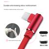 1M/2M/3M 90 градусов быстрая зарядка тип данных C Micro USB C кабель для Samsung Huawei Xiaomi Oneplus OPPO Type-c зарядное устройство длинный провод для мобильного телефона шнур