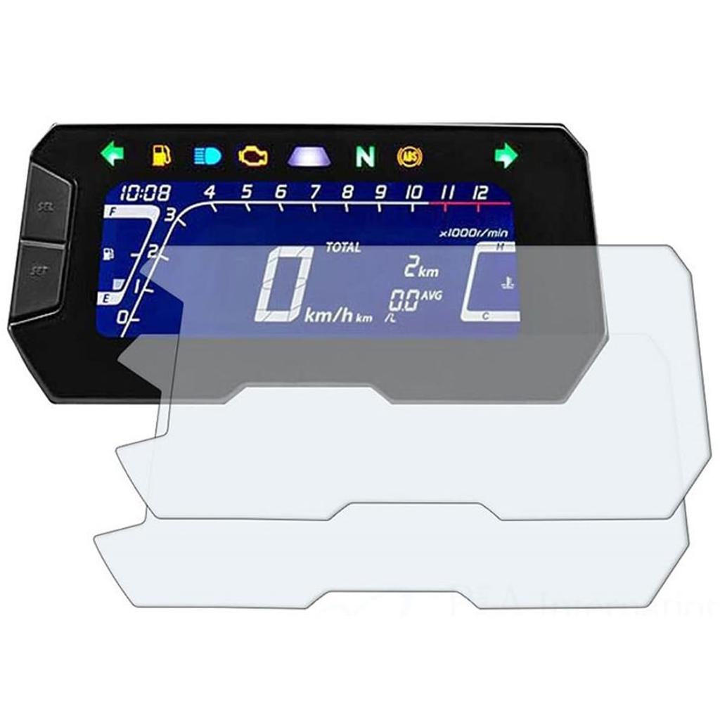 LEDISHUN Motorcycle Meter Protection Film (Set of 2) for CB125R (18-23) CB250R (18-23) CB300R (18-23) Dedicated Meter Protection Film