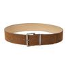 Simple Color Solid Suede Square Buckle Decoration Women Casual Belt Daily For