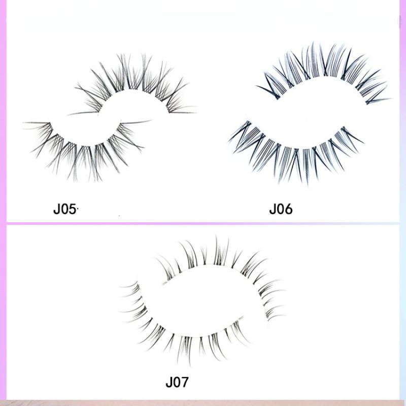 5 пар набора наращивания завитых ресниц. Различные стили повседневной природы. Накладные ресницы и макияж для ресниц. Специальные инструменты. Клей для ресниц.