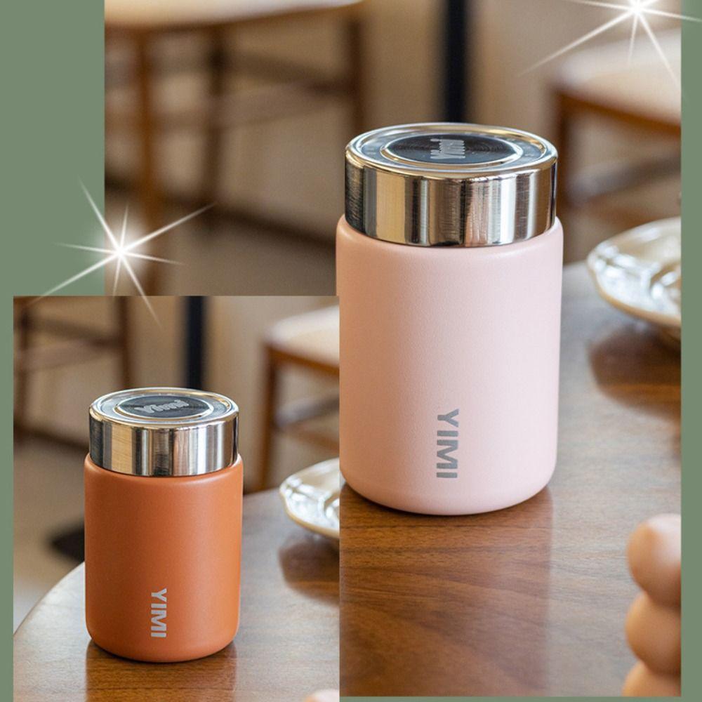 316 Stainless Steel 230ml Portable Vacuum Flask Leak Proof Mini Thermal Water Bottle Porridge Soup
