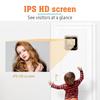 WiFi Doorbell Door Viewer Camera Door Peephole Door Camera  Wireless Monitor Live View Available Digital Night Visiion 24'' LCD Screen Doorbell
