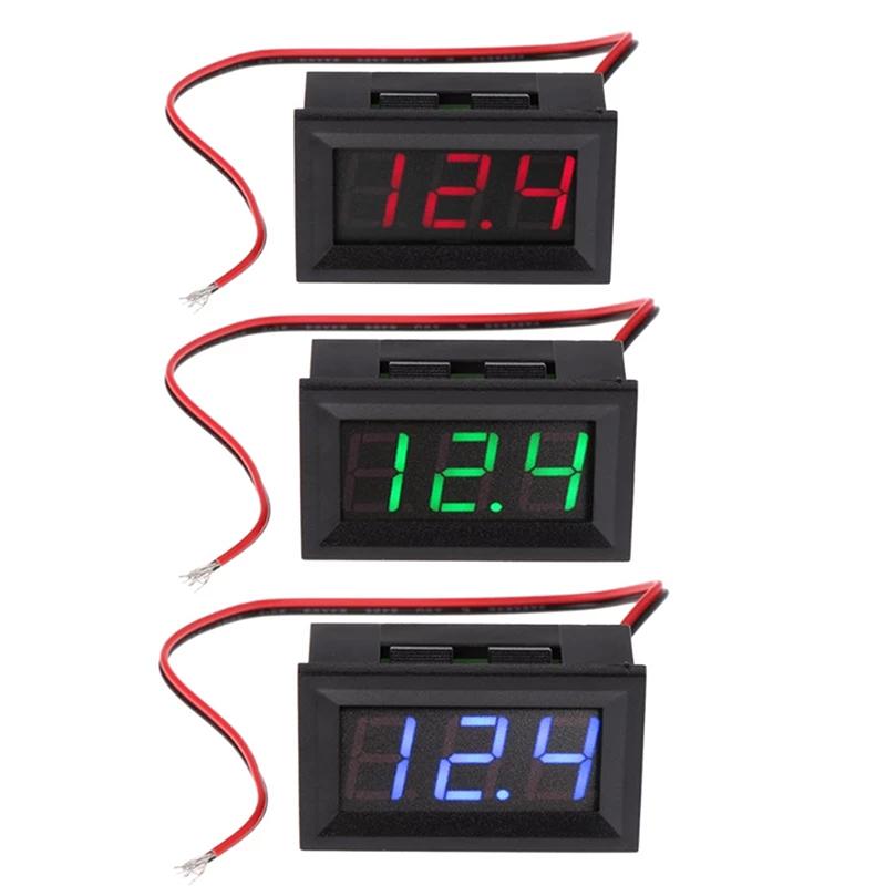0.56 In Digital Voltmeter Ammeter Dc Panel Amp Volt Voltage Current Meter Tester