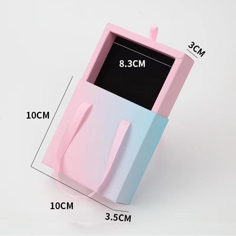 Выдвижной ящик для бумаги, шкатулка для драгоценностей, ручная упаковка ювелирных изделий, подарочная коробка для хранения колец, сережек, ожерелий