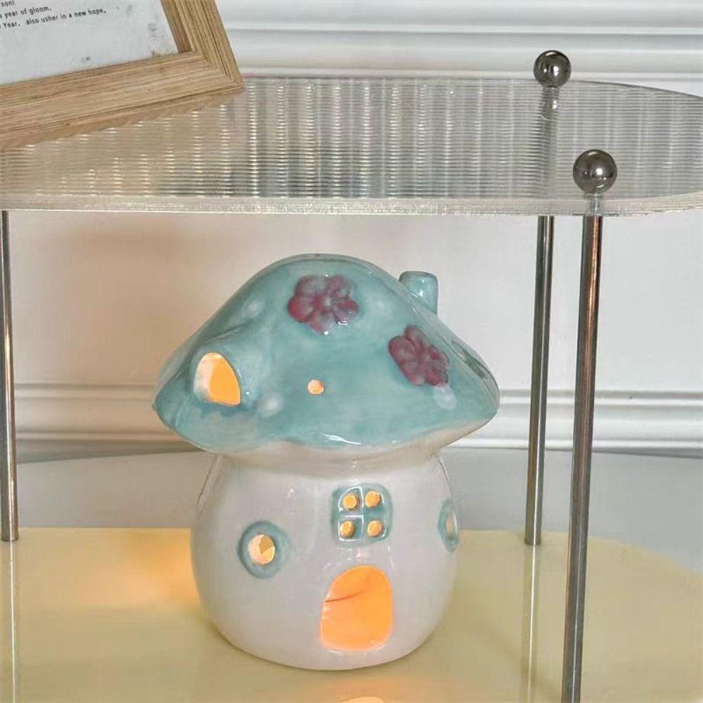 Cute Mushroom Candle Holder Romantic Mushroom Incense Burner Party Supplies