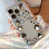 Adorable Penguin Graffiti Transparent Full Coverage Phone Case for Apple 11/12/13/14Pro/15/16