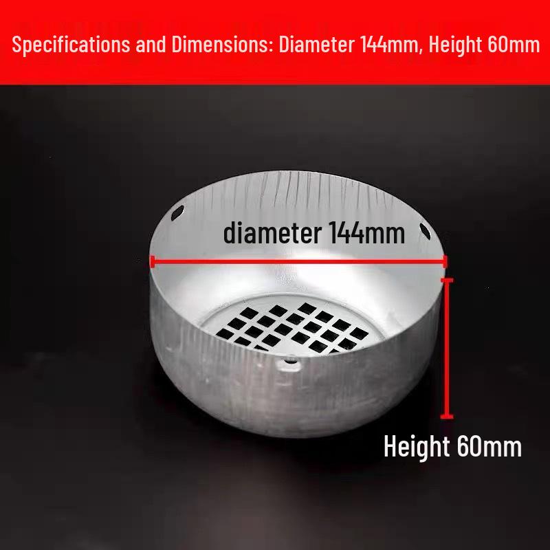 Single-Phase Motor Fan Cover Cap, Sheet Metal Fan Cover, Model 138/YL90