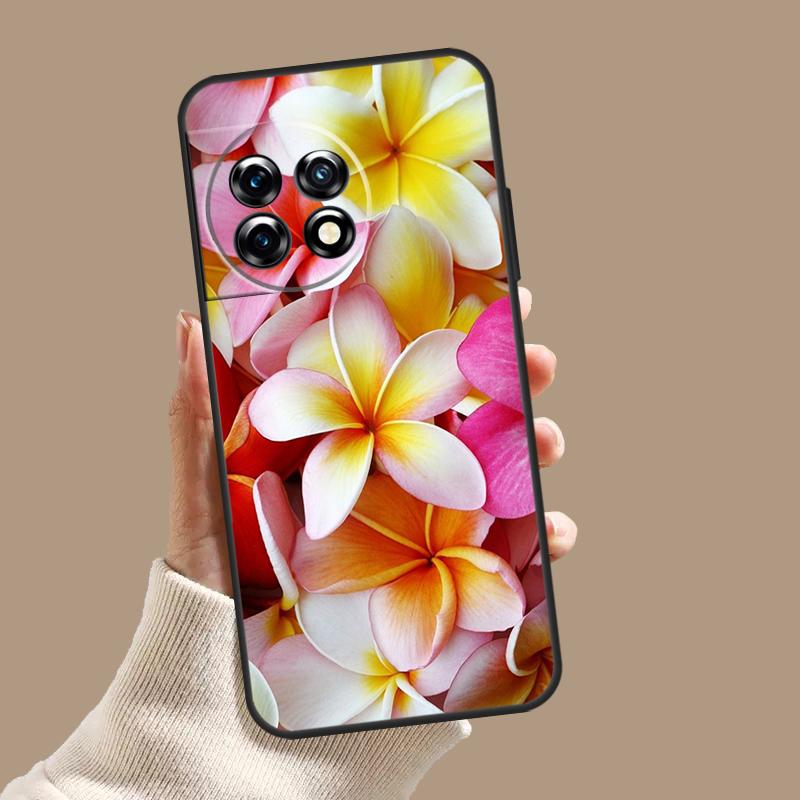 Чехол "Тропический рай" с гавайским цветком для OnePlus 10T 8T 9R 10R 12R OnePlus 12 11 9 10 Pro Nord 2 CE 3 Lite N10 N20 N30