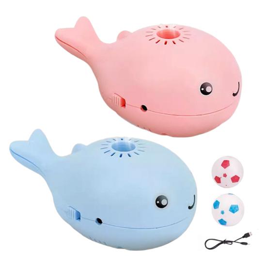 Электрический плавающий мяч для кошек, легкая портативная игрушка в форме кита, перезаряжаемая, простая в использовании, электрическая движущаяся игрушка для домашних животных