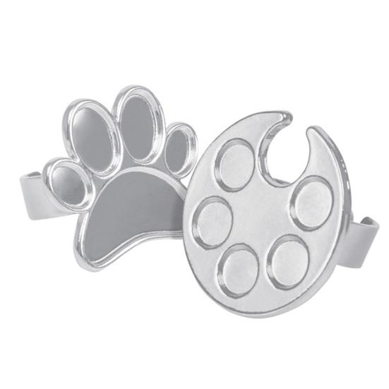 Mini Claw Ring Palette 3D Printed Nail Art Color Palette Mixing Ring Portable Small Nail Color Blending Tray for Nail Polishes