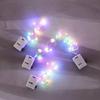 LED Copper Wire String Lights: Multicolor Floral Waterproof Decoration for Cake & Gifts