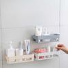 Plastic Wall Hanging Bathroom Kitchen Storage Rack Basket Bathroom Shelf for Storing Toiletries Multipurpose Storage Holder