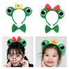 Cartoon Headbands Frog Hair Hoop Prince Bowtie Halloween Hairband Princess Cartoon Headwear Bowtie Set