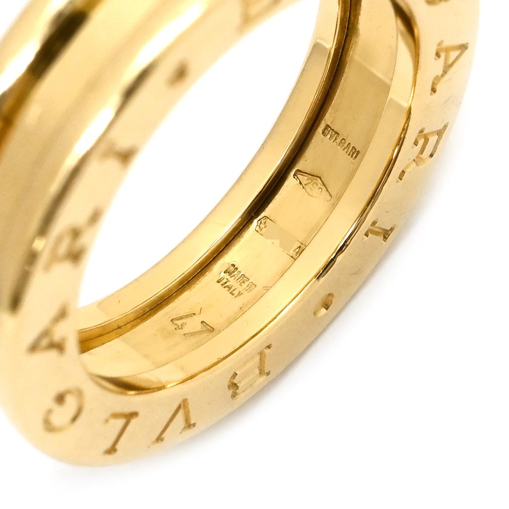 BVLGARI - Be zero one B-zero1 B-zero1 Ring XSRing ring 18K Yellow Gold #7(JP Size) Array