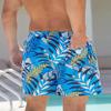 Men's Fashionable Summer Atmosphere Style with Compressed 3D Digital Printed Lining Quick Drying Beach Shorts